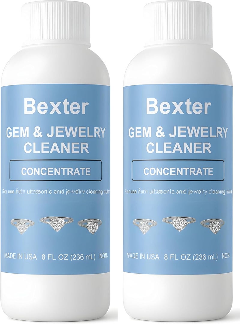 Bexter Gem & Jewelry Cleaner Concentrate 8 fl oz (2-Pack) non-toxic formula 16 FL OZ PER ORDER - Image 3